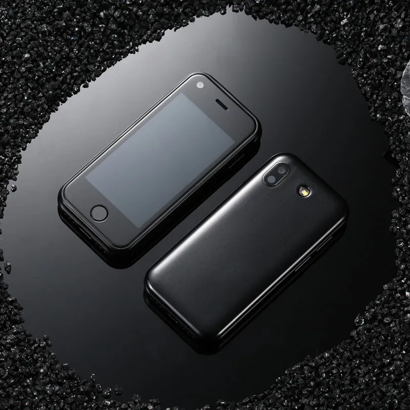 Black Plastic Back SOYES 7S Супер Мини смартфон Android Мобильные телефоны четырехъядерный 1 Гб+ 8 Гб 5,0 МП Две sim-карты PK XS Melorse K15 S9 Plus - Цвет: Black Plastic Back