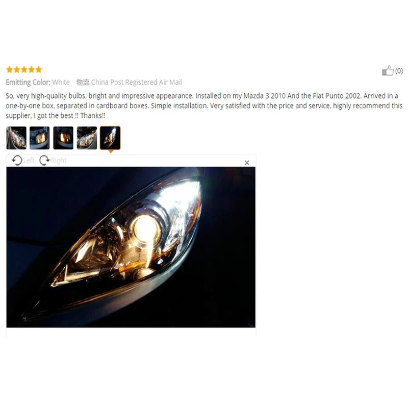 1 шт. T10 W5W 194 светодиодный шарик автомобиля 12V Cob Стекло нити авто Купол Чтение багажник интерьер светильник Боковой габаритный фонарь лампа 12V