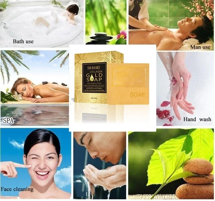 DR. RASHEL коллагеновое мыло для лица против старения лифтинг укрепляющее очищающее