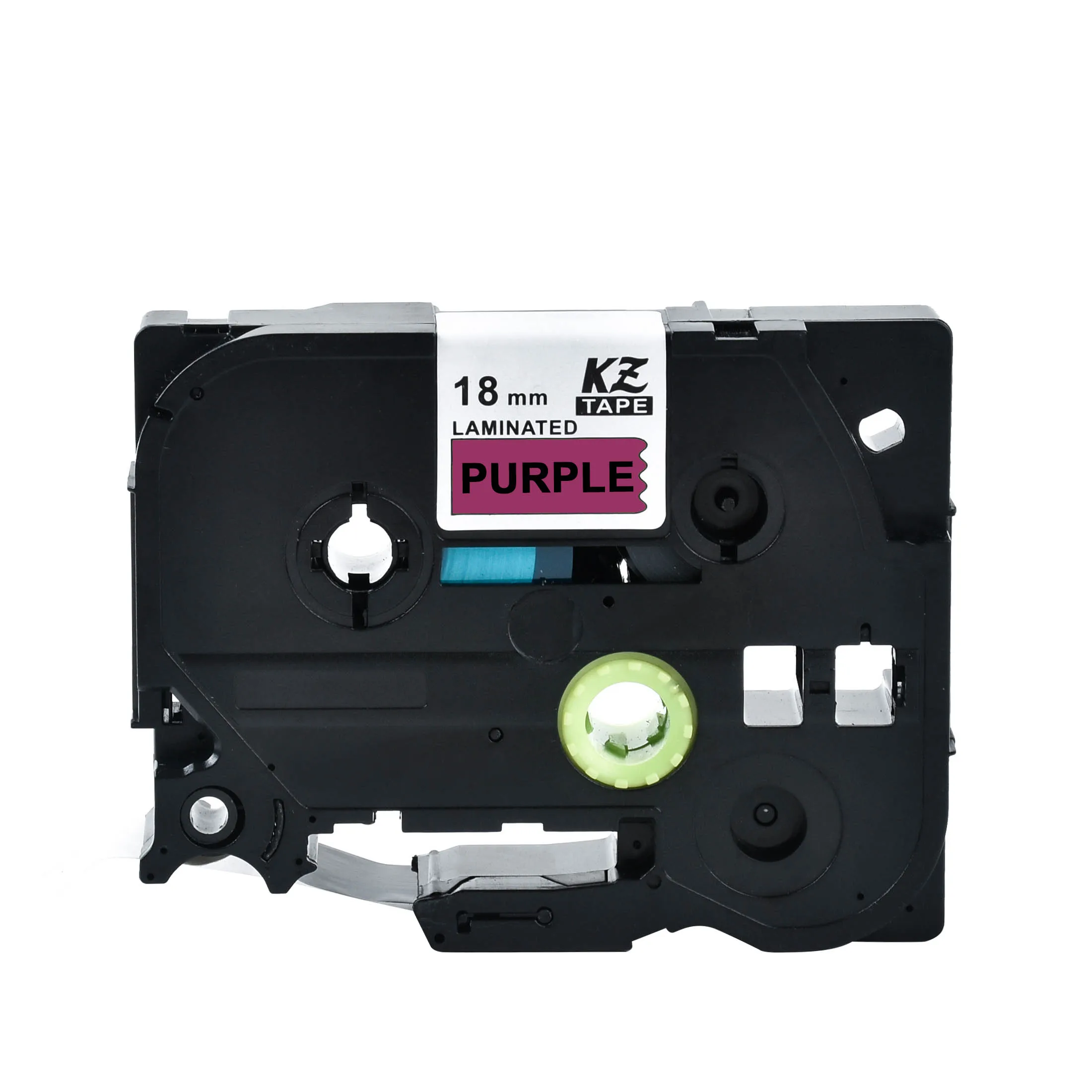 CIDY TZ241 TZ 241 TZe241 TZe 241 ламинированная клейкая tz-241 TZe-241 этикетки лента P Touch черный на белом Совместимость для Brother - Цвет: black on purple