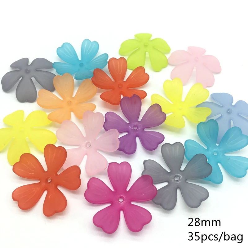 Пластиковые акриловые полупрозрачные блестящие полированные бусины в форме