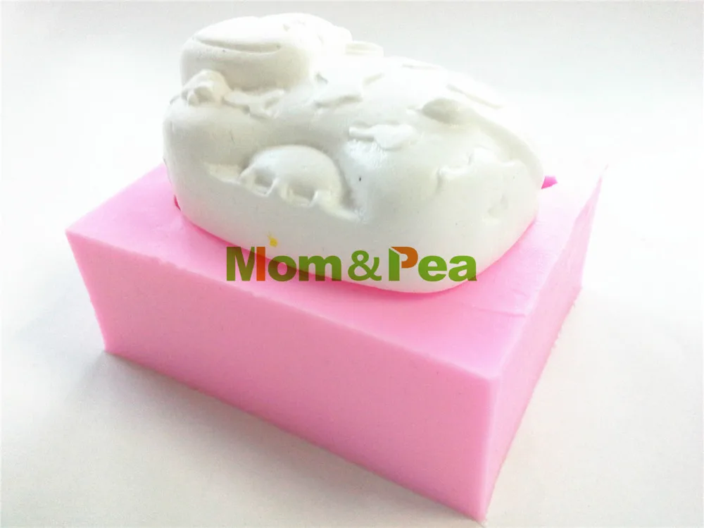 0468 Бесплатная доставка силиконовая форма Mom &amp Pea в форме молочного рогатого