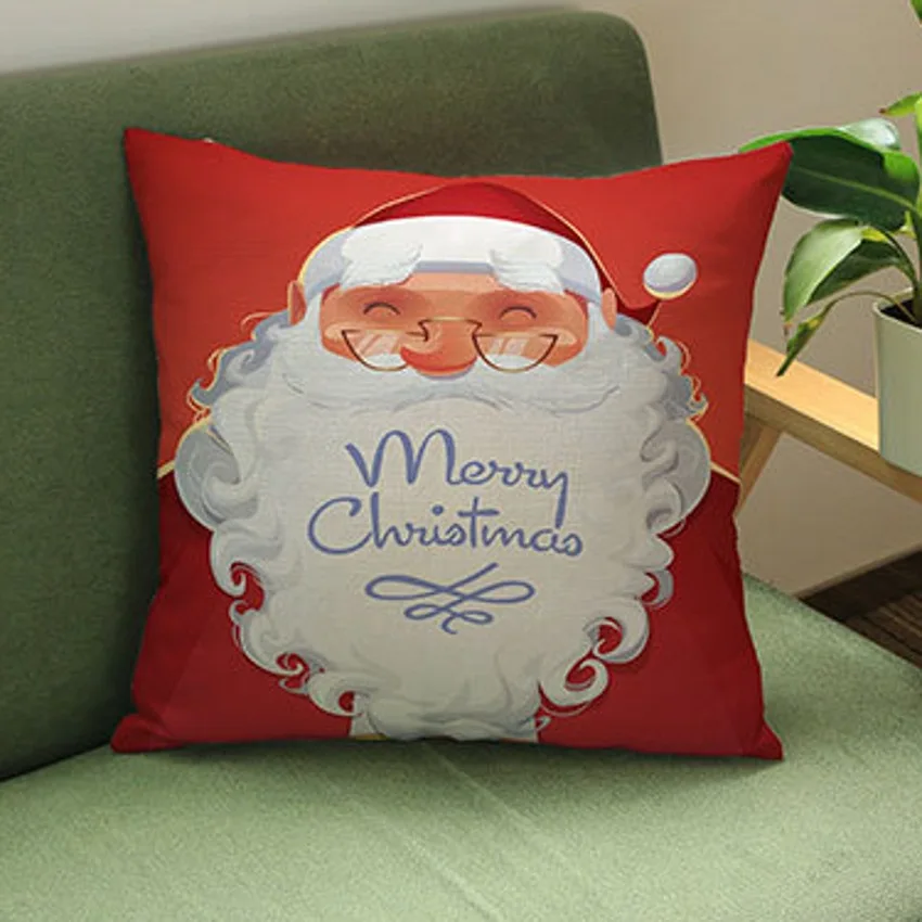 Рождественская Подушка декоративные подушки для дивана Санта Клаус елка