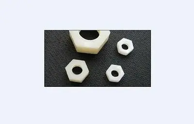 

50pcs Metric Thread M8 Nylon Screw Nut Hexagonal Hex Nut