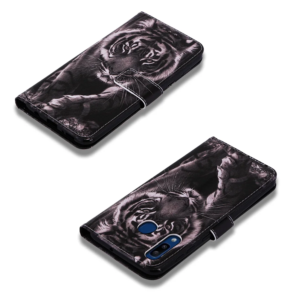 Чехол-книжка daxing из искусственной кожи для samsung galaxy A10 A20 A30 A40 A40S A50 A70 чехлы A7 2018 A750