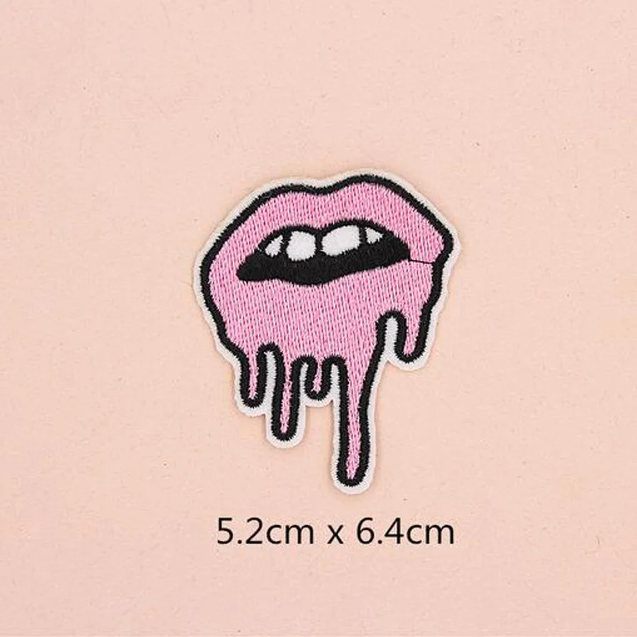 Леопардовые тигровые заплатки губ колпачки для обуви железные вышитые