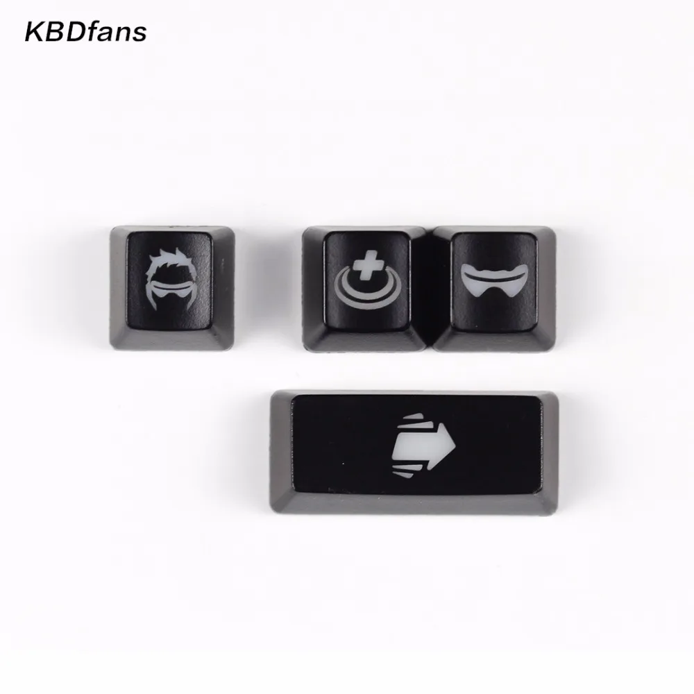 Blacklit kecap oem профиль для механической клавиатуры diy r4 esc 2 25 левый сдвиг|Клавиатуры| |
