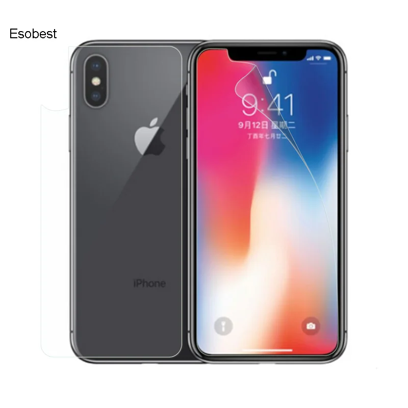10 шт. прозрачная защитная пленка для iphone 5 6 7 8 plus X XS Max Xr|film promoter|film pefilm diamond |