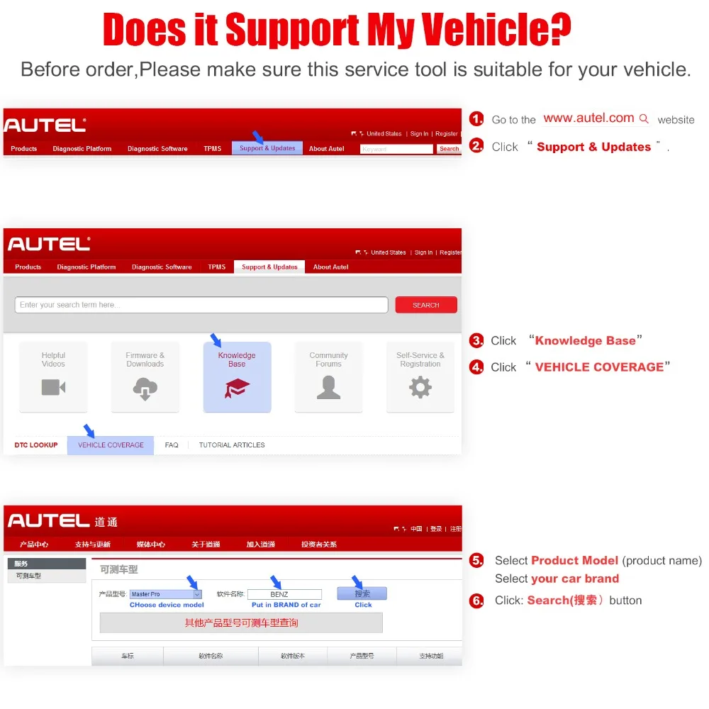 Autel maxichek Pro Диагностический Авто диагностический инструмент OBD2 сканер EPB масляный сервис ABS SRS BMS escaner automotriz профессиональный
