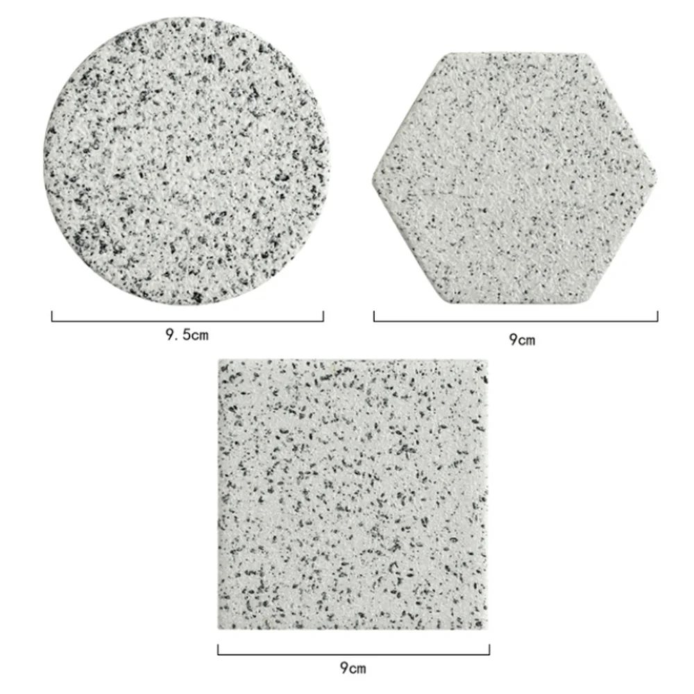 2 шт. Мраморные Подставки подставки из гранита коврик для чашки