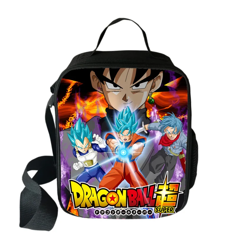Dragon Ball 2 Аниме Dragon Ball сумка-холодильник большой емкости девушки портативный тепловой еды сумки для пикника для школы дети мальчики сумка для обедов Tote - Цвет: Dragon Ball 2