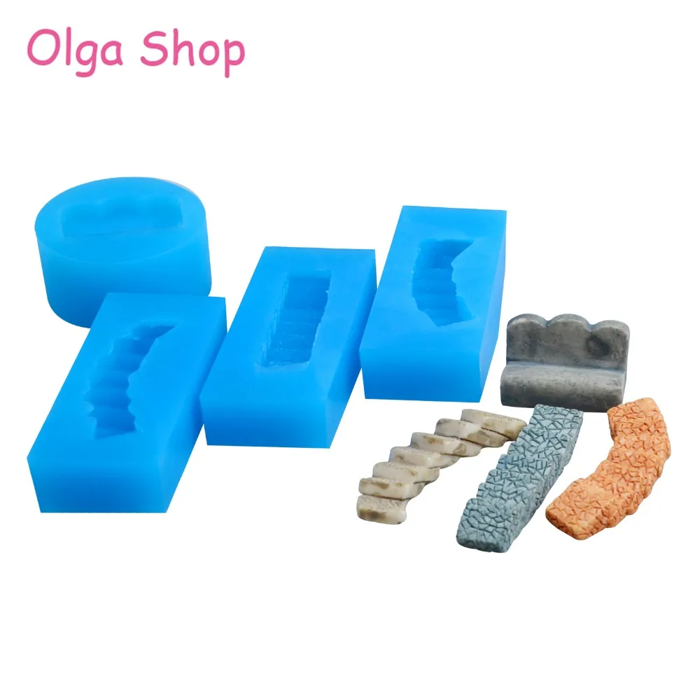 PYL760 PYL835 PYL836 PYL837 силиконовая форма для дивана и лестницы Полимерная глина-смола