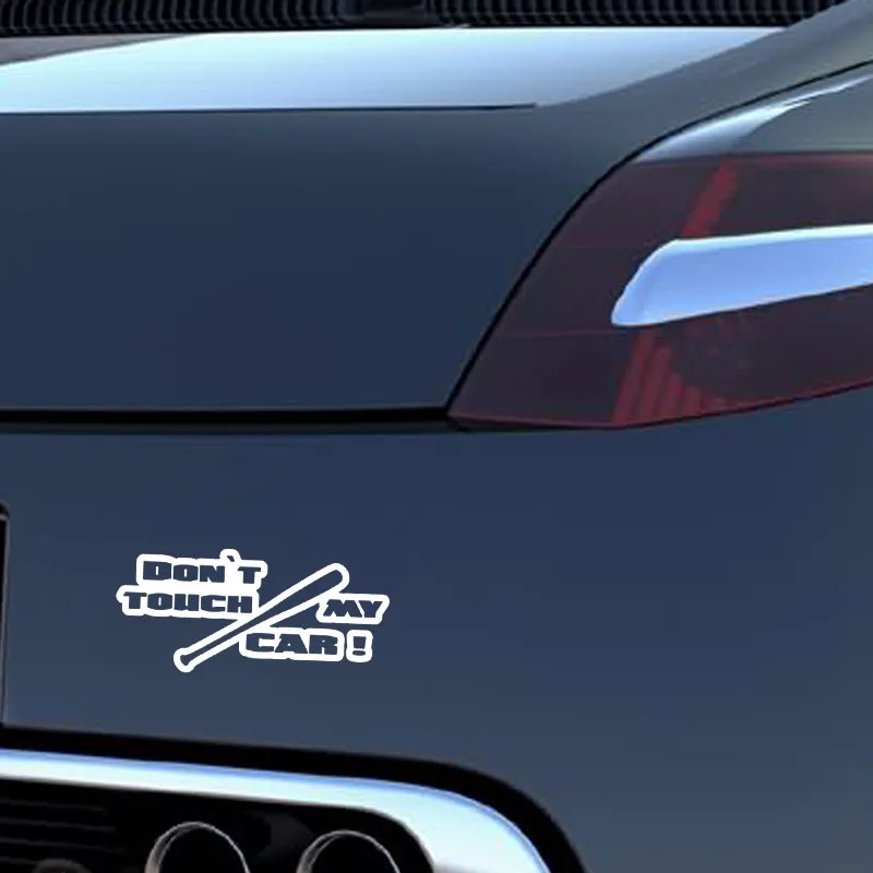 QYPF 17 7 см * 8 Don &quott Touch My Car Fun креативные автомобильные Стикеры наклейка на окно