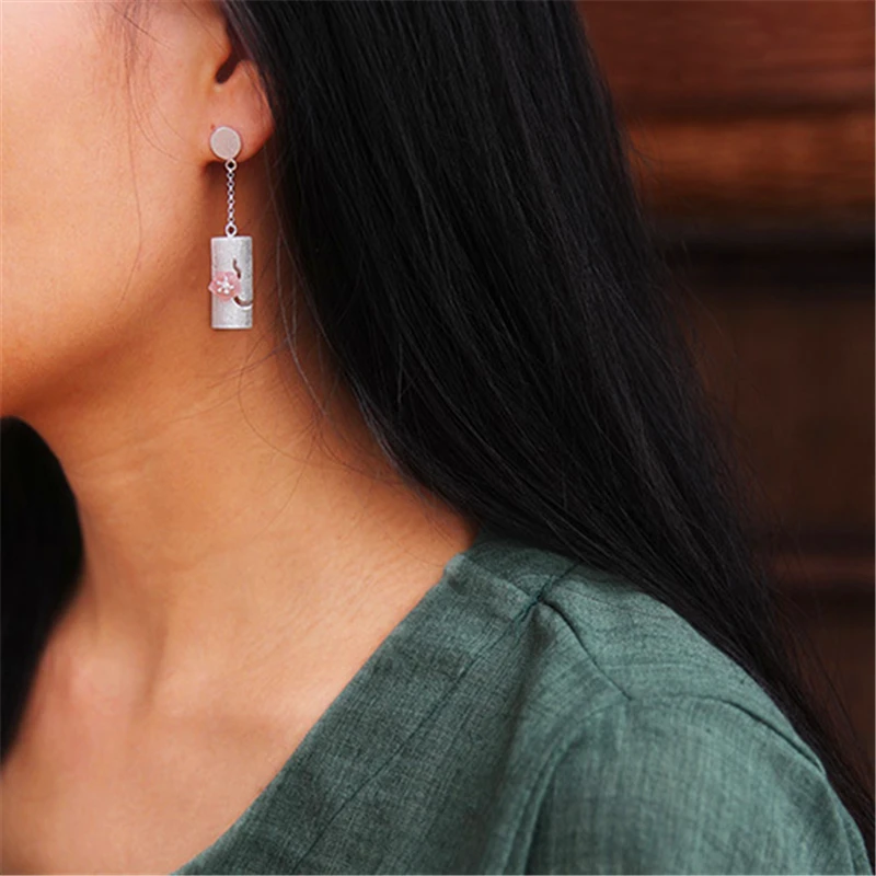 Lotus Fun Настоящее серебро 925 проба натуральные оригинальные ювелирные изделия