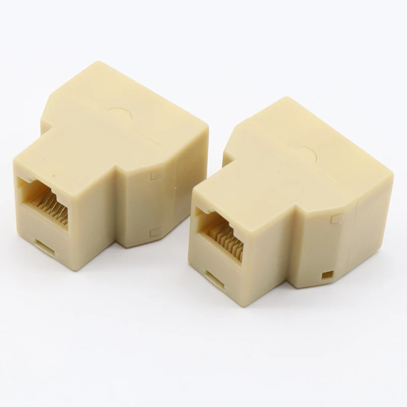 RJ 45 разъем RJ45 Сплиттер Разъем CAT5 CAT6 LAN Ethernet сплиттер адаптер 8P8C сетевой модульный