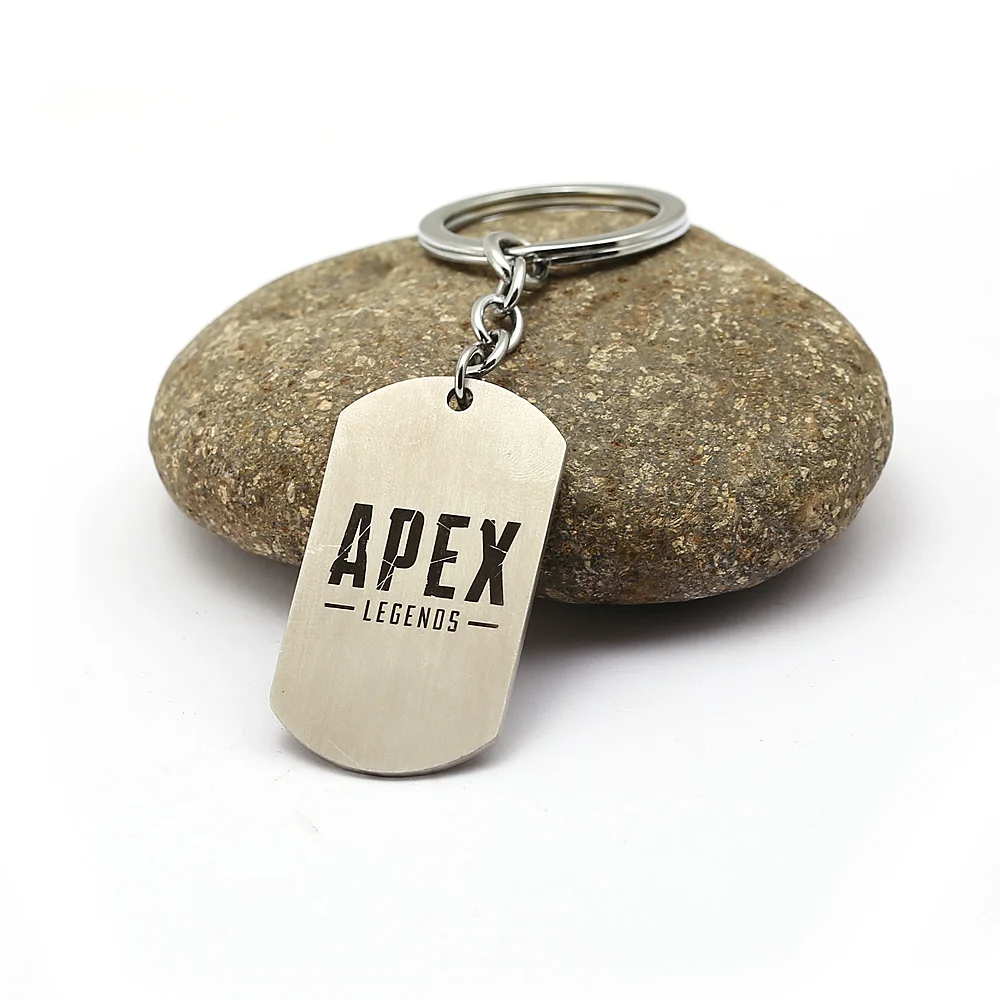 Игра APEX легенды Apex цепочка для ключей металла нержавеющей стали ожерелье со