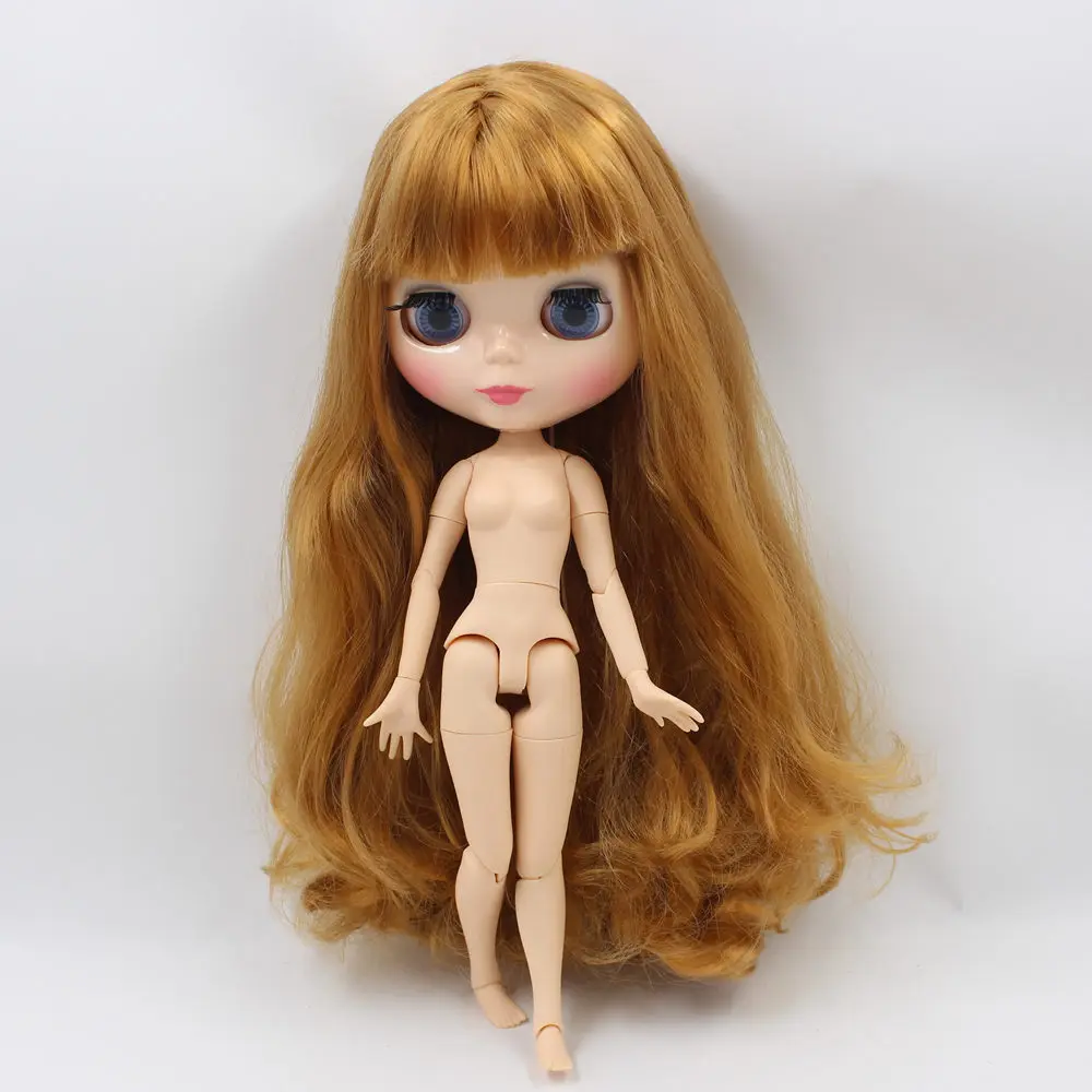 Ледяной DBS Blyth кукольные 1/6 bjd 30 см шарнирное тело натуральную кожу каштановые