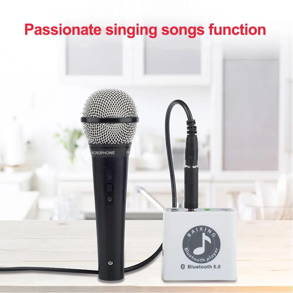 

USB Bluetooth Audio Receiver Adapter 5.0 with Remote Control Sing Song Helper U Disk Playback Audio Amplifier Wireless