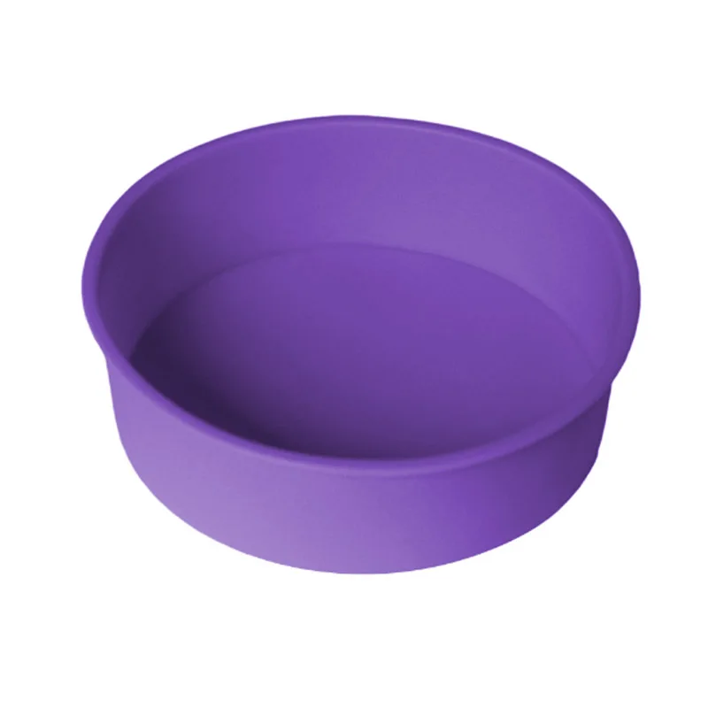 Круглая силиконовая форма для пирога формы коричневого шифона губка крема