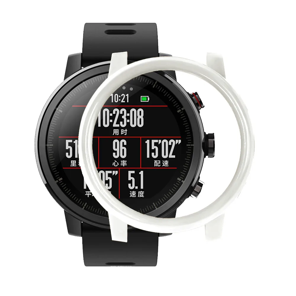 Высококачественный тонкий чехол из поликарбоната с рамкой защитный для Huami Amazfit