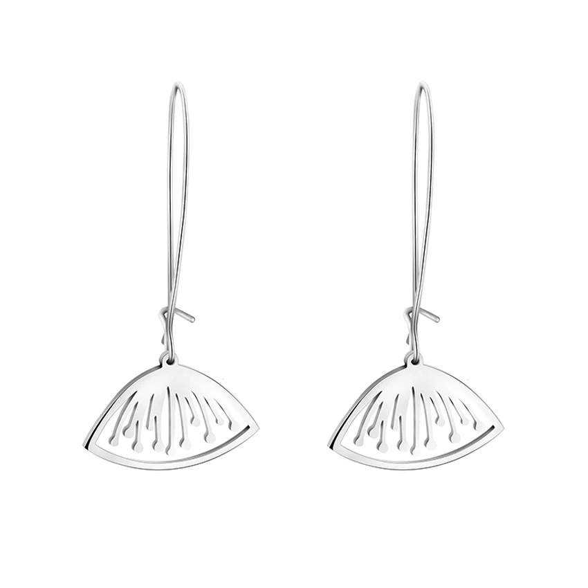 10 пар модных лепестков висячие серьги золотого цвета Висячие для женщин