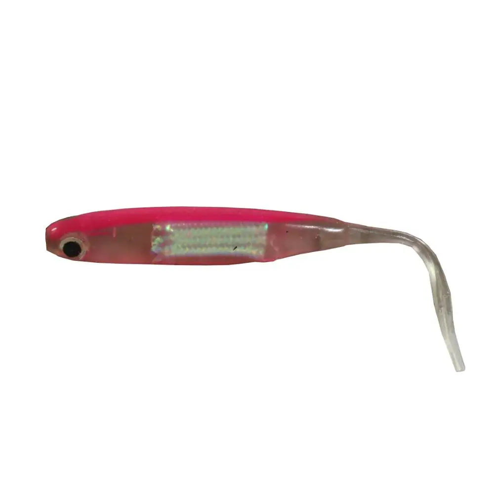 BassLegend мягкие Пластик Flash Minnow приманки для шеда бас Щука приманка 75 мм/1 9 г 10