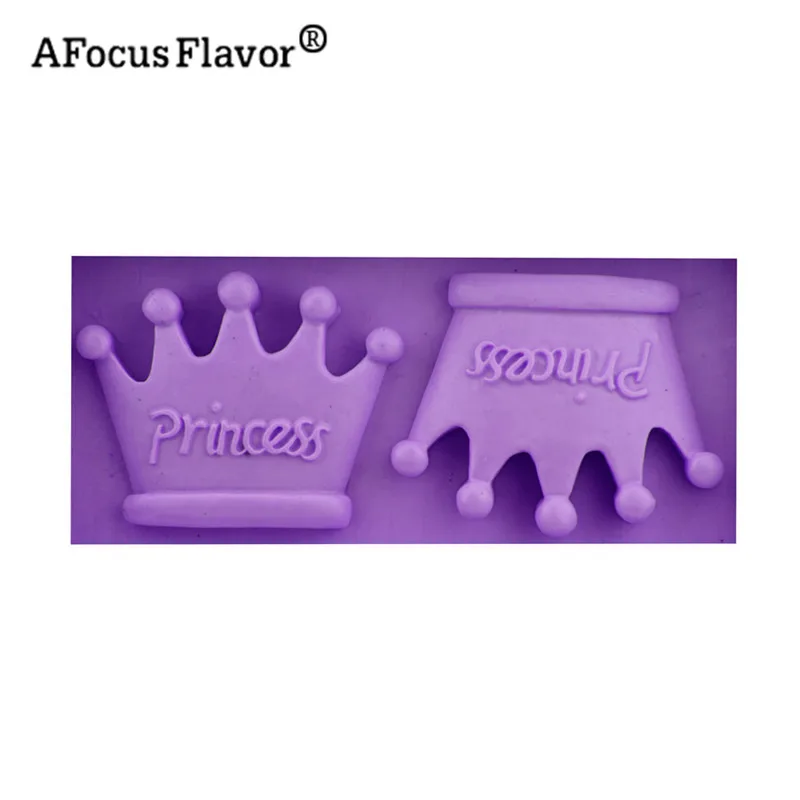 1 шт. двойная форма Корона Рождественские Свадебные декоративные силиконовые