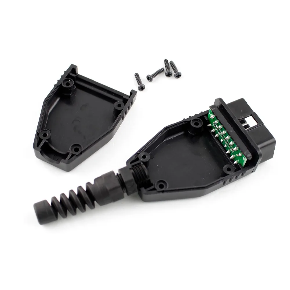 16Pin OBD2 разъем OBD 2 16 Pin адаптер OBD II OBDII J1962 разъем автомобильный диагностический кабель штекер Адаптер