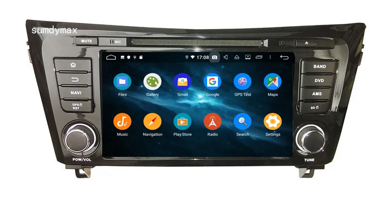 Автомобильный DVD плеер Octa core 4G RAM android 10 для nissan QashQai X Trail 2014 2015 2016 с gps навигацией