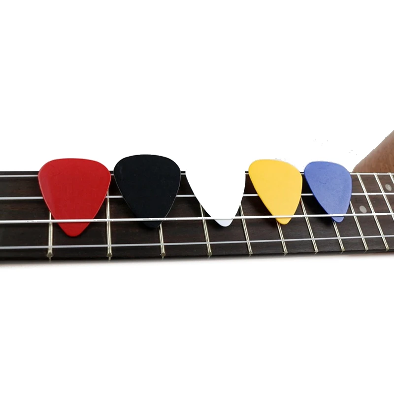 

Wholesale 100Pcs/Lot Bass Guitar Picks 0.73mm ABS Guitarra Plectrums Guitar Accessories