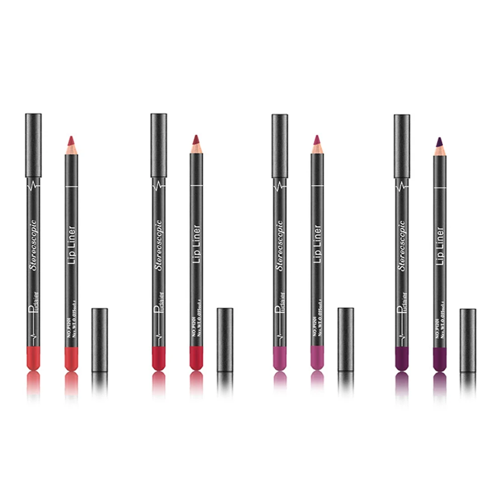 12 цветов/комплект новый карандаш для губ Карандаш матовый бархат