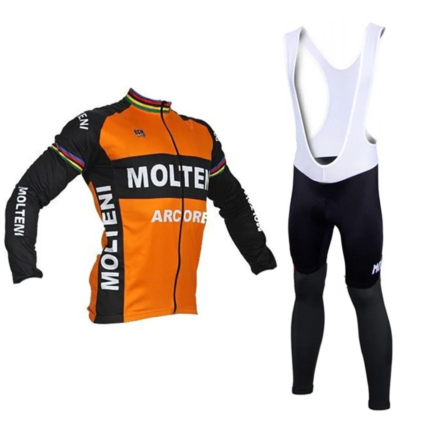 Molteni зимняя одежда для велоспорта ropa ciclismo термо флисовая с длинными рукавами Майо