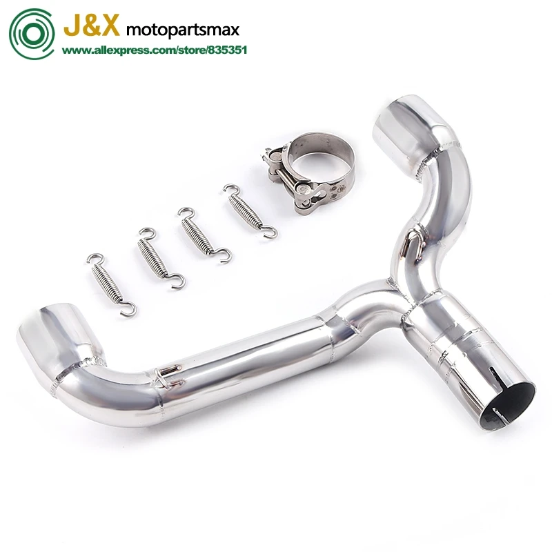 Слипоны для suzuki GSR400 GSR600 BK400 BK600 GSR BK 400 600 мотоцикл Exhuast Escape полная выхлопная средняя Соединительная труба