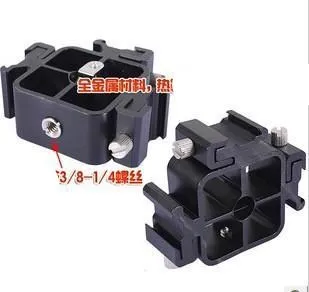 Аксессуары для вспышки 10 шт./лот держатель лампы с тремя головками металлический