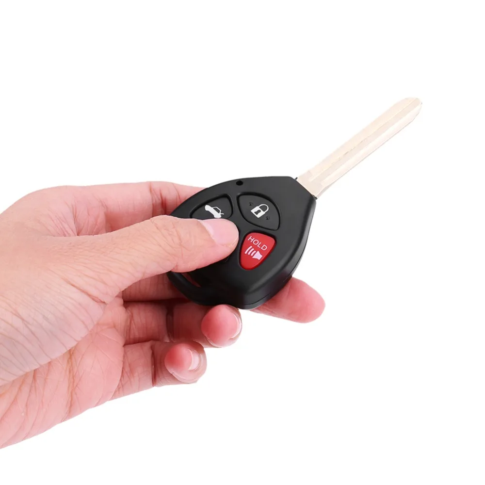 1 шт. 4 кнопки дистанционного ключа оболочки чехол Fob для Toyota Corolla Camry матрица RAV4 100%