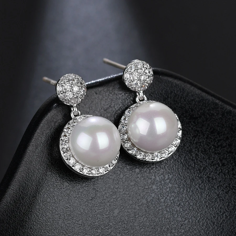 11 распродажа Bijoux Femme Boucle d oreille микро проложенный с AAA кубическим цирконием простой