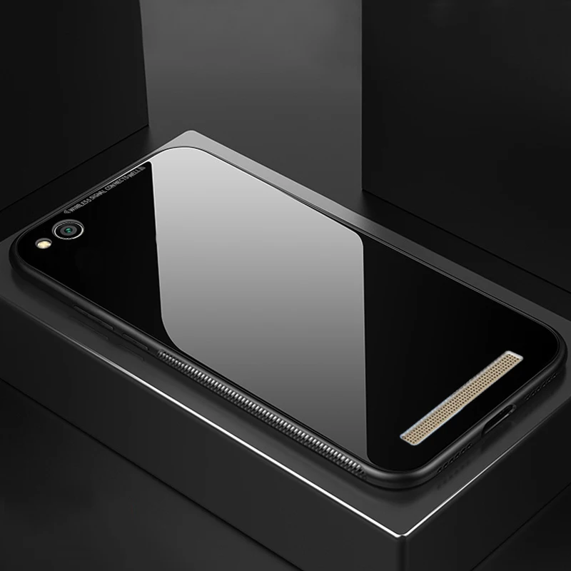 YUETUO ТПУ закаленное стекло для задней крышки телефона etui coque cover case for xiaomi redmi 4a 4 a