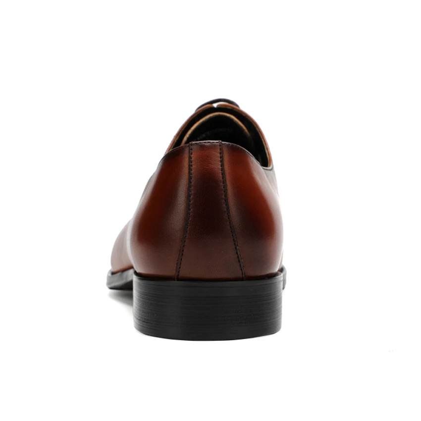 Элегантные мужские оксфорды из натуральной кожи в стиле дерби формальное платье