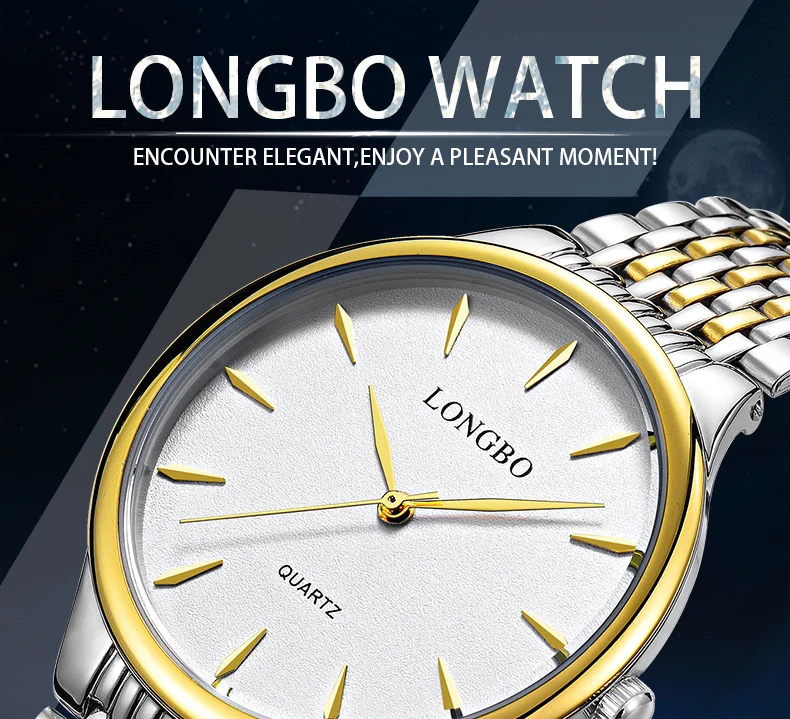 LONGBO Роскошные Кварцевые часы деловые часы мужские и женские парные часы спортивные аналоговые наручные часы подарки