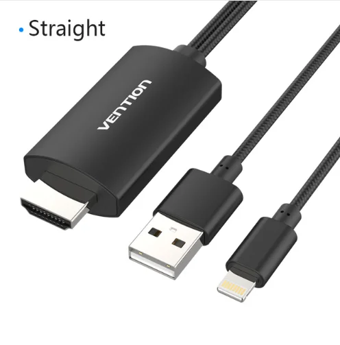 CEM Vention 8-контактный HDMI конвертер 1080P HDMI кабель для iPhone X XS 8 Plus IOS поддержка HDTV цифровой адаптер для Ligntning в HDMI - Цвет: CEM