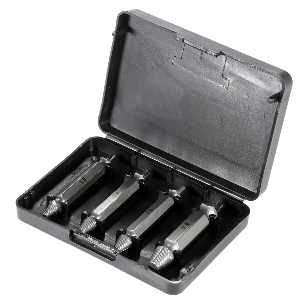 Скорость из 1 комплект Двусторонняя поврежденный винт Extractor сверло руководство