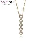 Модное Ожерелье Xuping Новое поступление ожерелье с подвеской в геометрическом стиле женские ювелирные изделия Позолоченные ювелирные изделия 43404