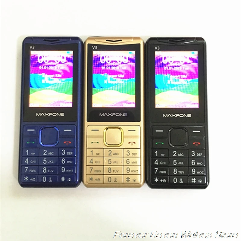 GSM 2G Особенности телефон V3 с двумя сим картами старый 2000 мА/ч Батарея Поддержка