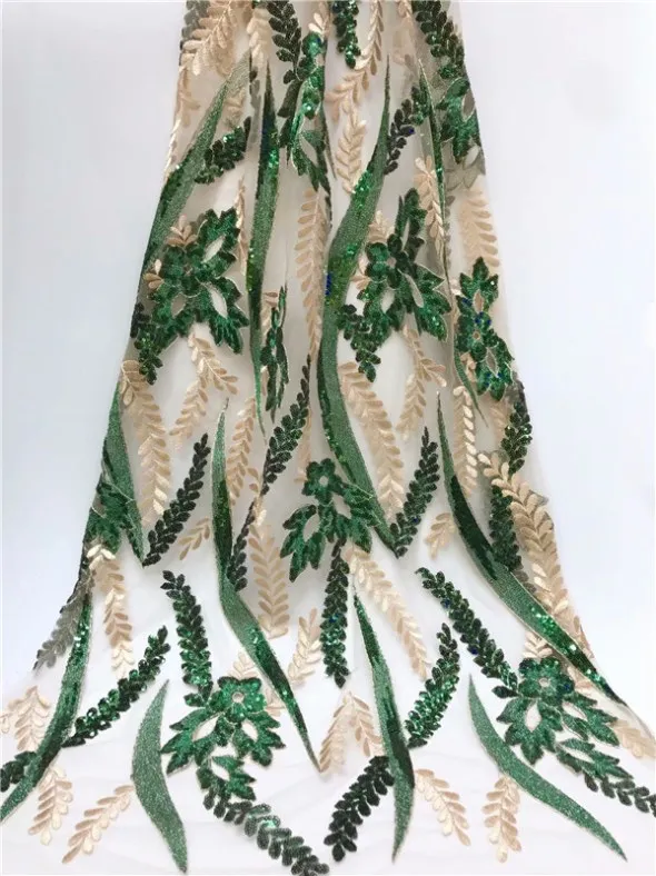 Последняя французская кружевная ткань в нигерийском стиле красная