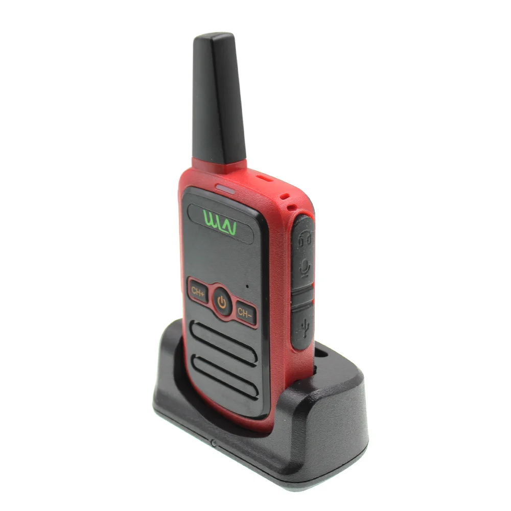 WLN KD-C51 UHF мини портативный fm трансивер KDC51 woki toki Ham коммуникатор аналогичный с KD-C52 - Цвет: KD-C51-Red-desktop