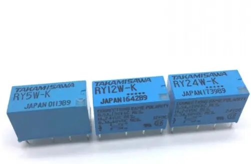 10 шт. TAKAMISAWA RY5W K RY12W 5/12/24V реле сигнала DPDT 8 Pin 1A|Реле| |