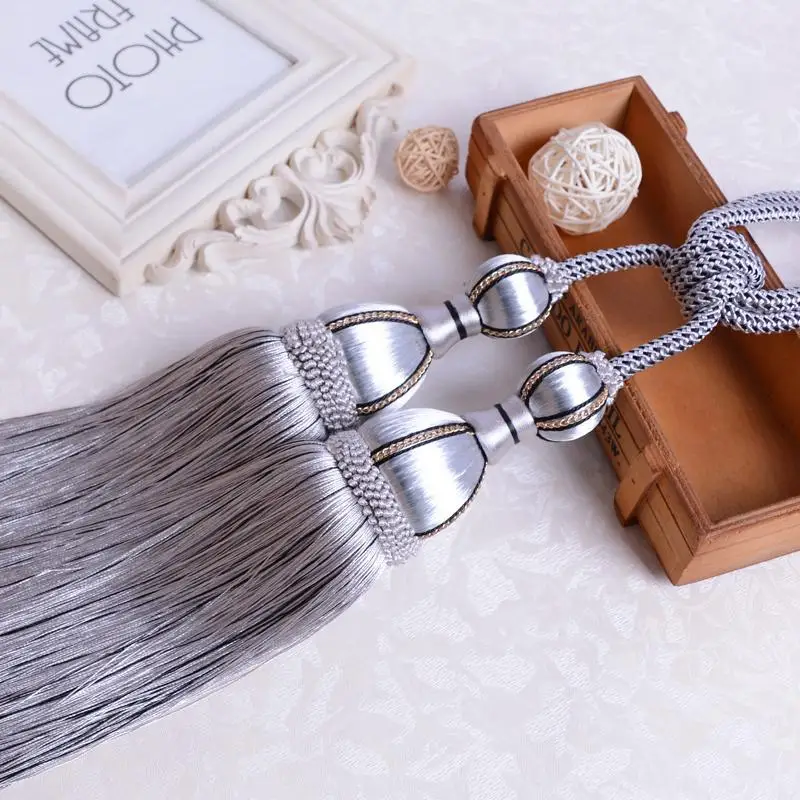 2 шт./лот занавеска с кисточкой Декор двойной подвесной шаровой ремень кисточка