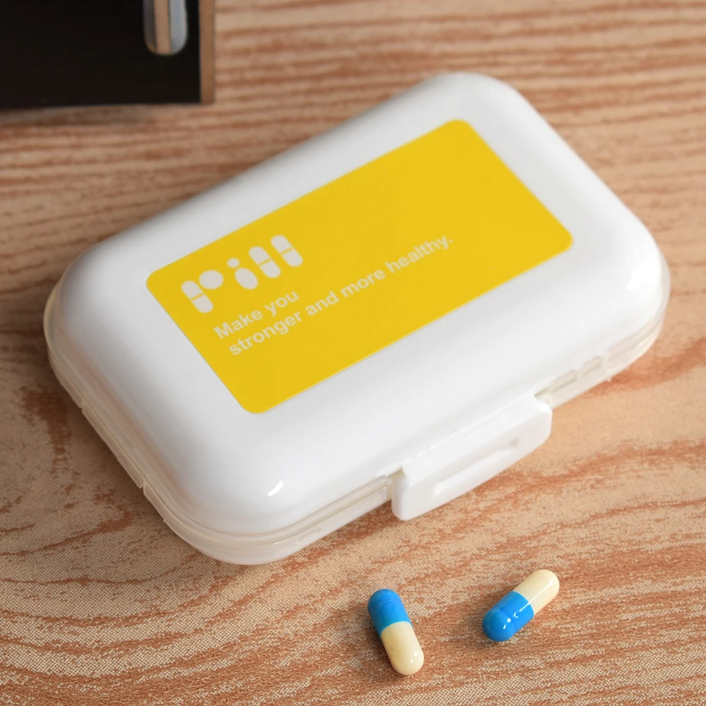 1 шт. портативный многослойный органайзер для таблеток с 8 отделениями|pill