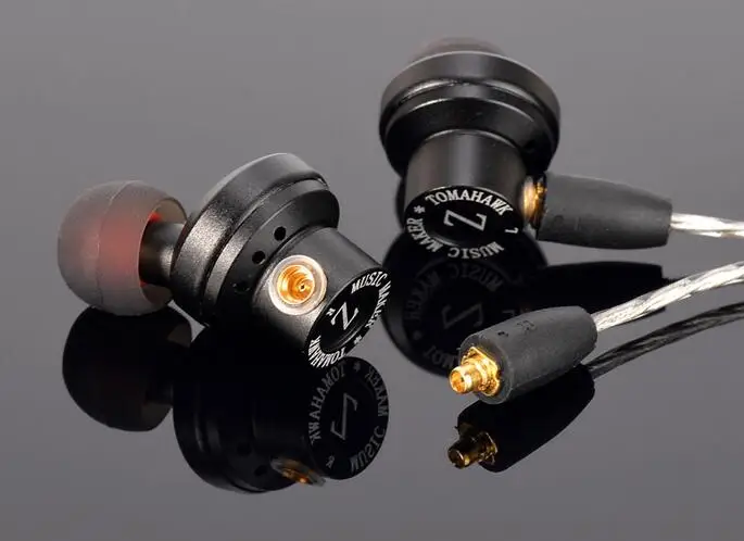 Новейший Musicmaker MusicMaker Tomahawk MrZ ZFRE1 Динамический драйвер Высокая точность в ухо Металл HIFI Музыка Наушники w/MMCX интерфейс - Цвет: Синий