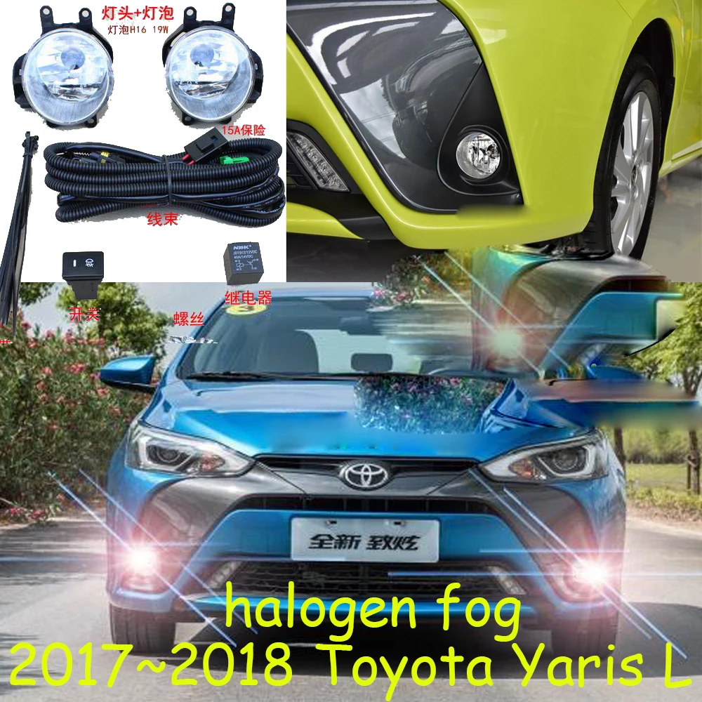 LED 2017 ~ 2018 yearis L дневной свет туман фар Vios corolla Camry Hiace Тундра Сиена Yaris | Автомобили и